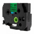 Banda compatibila Brother TZ-S741 / TZe-S741, 18mm x 8m, extr.adh. text negru / fundal verde