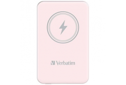Verbatim 32243 baterie externă cu încărcare wireless, 5V, 5 000mAh, roz