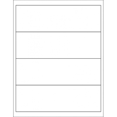 Etichete autoadezive 190 x 58 mm, 5 de etichete, A4, 100 coli