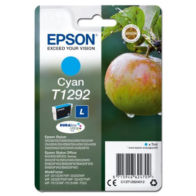 Epson T1292 C13T12924012 azuriu (cyan) cartus original