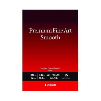 Canon Fine Art Smooth Premium 1711C014, 310 g/m2, A3+, 25buc., mat, jet de cerneală, alb, hârtie fotografică