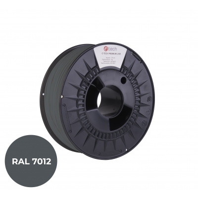 C-Tech 3DF-P-ASA1.75-7012 3D filament, PREMIUM LINE, ASA, RAL7012, 1,75mm, 1000g, Gri bazalt (Basalt grey)