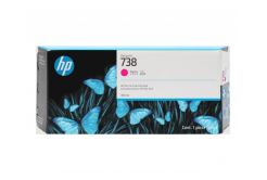 HP 738 676M7A purpuriu (magenta) cartus original