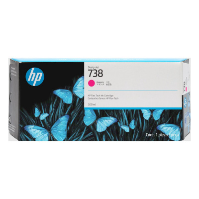 HP 738 676M7A purpuriu (magenta) cartus original