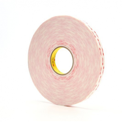 3M VHB 4932-P, 25 mm x 33 m, alb dublă faţă-verso bandă adezivă acrilică, 0,64 mm