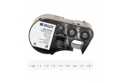 Brady M4C-240-498 / 170782, 6.10 mm x 4.88 m, Vinil, text negru / fundal alb