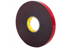 3M VHB 5962-F, 19 mm x 3 m, gri-negru dublă faţă-verso bandă adezivă acrilică, 1,5 mm