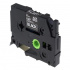 Banda compatibila Brother TZ-315 / TZe-315, 6mm x 8m, text alb / fundal negru