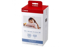 Canon KP108IN Color Ink Paper Set, 10x15cm, hartie foto, 108 buc, lucios, alb