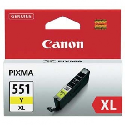 Canon CLI-551XLY galben (yellow) cartus original