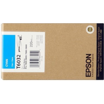 Epson C13T603200 azuriu (cyan) cartus original