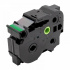 Banda compatibila Brother TZ-S751 / TZe-S751, 24mm x 8m, extr.adh. text negru / fundal verde
