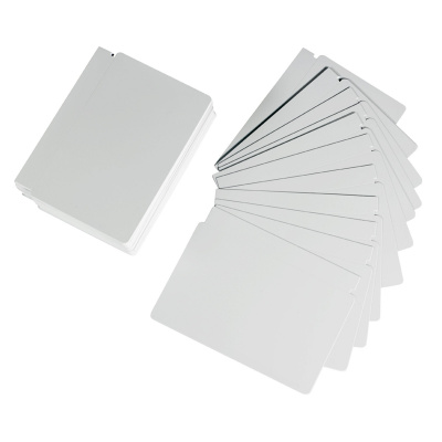 Zebra 104523-215 PVC 0,38 (15mil) karty pro ZXP/ZC , balení 450ks karet na potisk, bílá barva