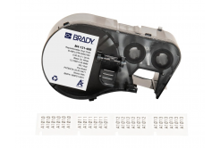 Brady M4-131-498 / 170788, 25.40 mm, Vinyl, text negru / fundal alb