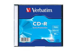 Verbatim 43347 CD-R Extra Protection, 1-bucăți Slim box, 700MB, 52x, 80min.