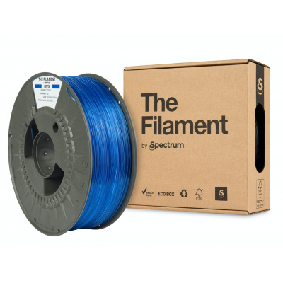 "The Filament" by Spectrum TF-24027, PETG, 1,75mm, 1000g, Albastru transparent (Transparent blue)