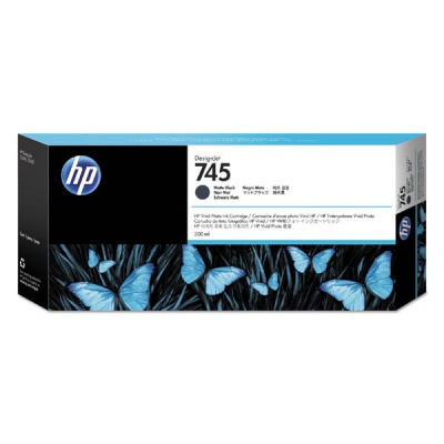 HP 745 F9K05A mat negru (matte black) cartus original
