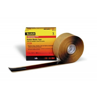 3M 2228 Scotch Bandă de izolare și etanșare bicomponentă, 25,4 mm x 3 m