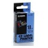 Casio XR-18BU1, 18mm x 8m, text negru / fundal albastru, banda originala