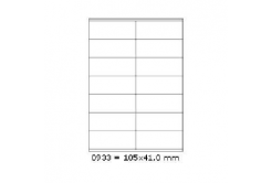 Etichete autoadezive 105 x 41 mm, 14 de etichete, A4, 100 coli
