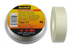 3M 27 Scotch bandă din țesătură de sticlă pentru temperaturi înalte 19 mm x 20 m