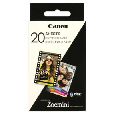 Canon ZP-2030 3214C002 autoadezive hartie foto ZINK 50x76mm (2x3"), 20 buc, thermo