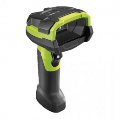 Zebra LI3608-ER LI3608-ER3U4600ZVW, 1D, ER, multi-IF, kit (USB), black, verde