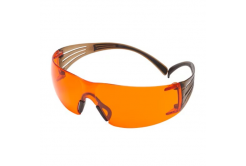 3M SF406SGAF-BLA ochelari de protecție, Portocaliu zorník, Anti-Fog / Anti-Scratch