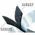 3M Hook & Loop™ SJ3527 negru, bucle 50 mm - la metru (1dm=10cm)