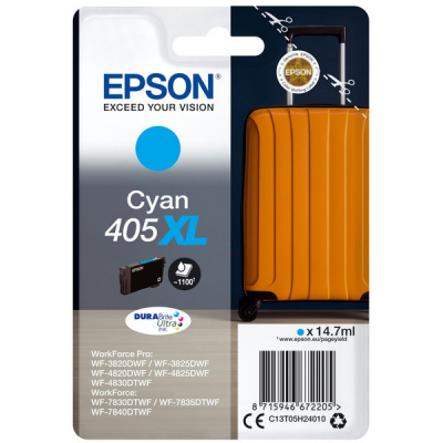 Epson 405XL C13T05H24010 azuriu (cyan) cartus original
