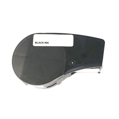 Brady M21-375-595-RD vinil autoadeziv, 9,52 mm x 6,4 m, text negru / fundal rosu, banda compatibila