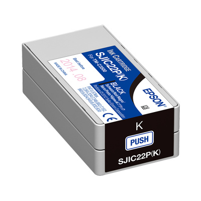 Epson SJIC22P(K) C33S020601 pentru ColorWorks, negru (black) cartus original