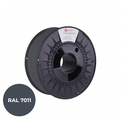 C-Tech 3DF-P-PETG1.75-7011 3D filament, PREMIUM LINE, PETG, RAL7011, 1,75mm, 1000g, Gri oțel (Steel grey)
