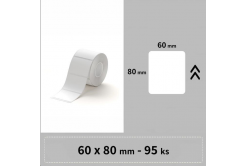 Niimbot etichete RP 1EA01767702, 60x80mm 95buc. Alb pentru B3S