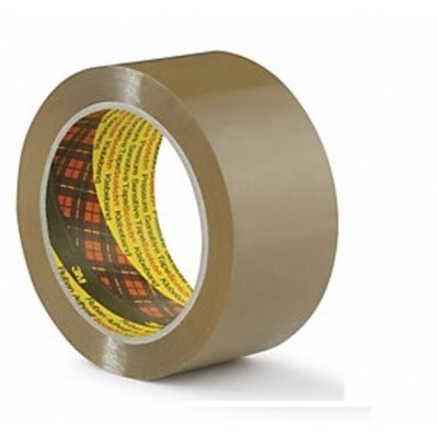 3M 309 bandă de ambalare fără zgomot, 50 mm x 66 m, maro