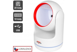 Virtuos EHE0010 CCD 2D scanner HT-861A, staționar, USB, alb