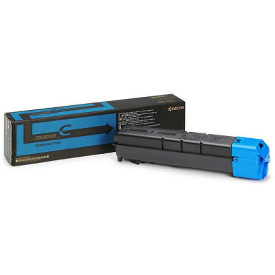 Kyocera Mita TK-8705C, 1T02K9CNL0 azuriu (cyan) toner original