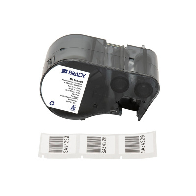 Brady M5-103-498 / 170926, 25.40 mm, Vinyl, text negru / fundal alb