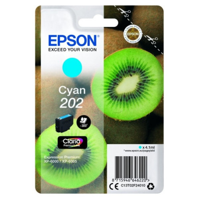 Epson 202 C13T02F24010 azuriu (cyan) cartus original