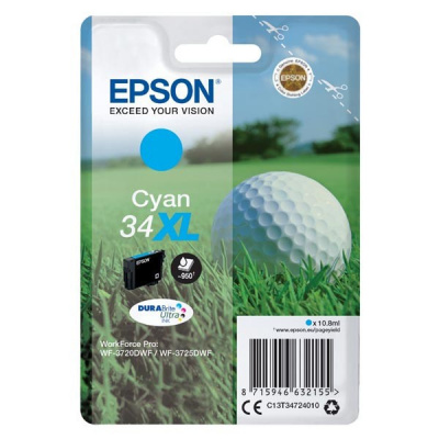Epson T347240 C13T34724010 azuriu (cyan) cartus original