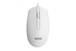 Mouse Cu fir, Marvo MS003 MS003 WH, alb, optical, 1000DPI