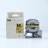 Epson LK-5KBM, SM18ZW, C53S672093, 18mm x 9m, text negru / fundal auriu, banda compatibila