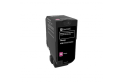 Lexmark 74C2SME purpuriu (magenta) toner original