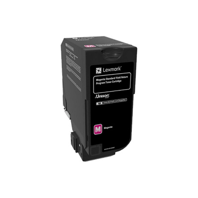 Lexmark 74C2SME purpuriu (magenta) toner original