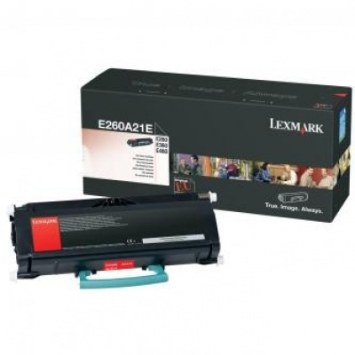 Lexmark E260A21E negru toner original
