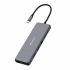 Verbatim 32153 USB C (3.2) hub 13-porturi, lungimea cablului 20cm, 2x USB C, 6x USB A, 2x HDMI, gri