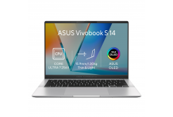 ASUS Vivobook S14/S5406SAL-OLED329WZ/U7-256V/14"/WUXGA/16GB/512GB/Intel int/W11H/Argintiu/2R