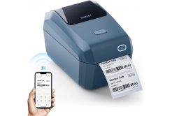Niimbot K3 Smart 1AE0F121602 imprimantă de etichete, albastru + rolă de etichete 230 buc.