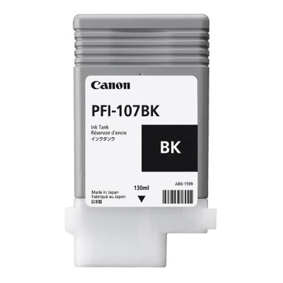 Canon PFI-107BK, 6705B001 negru (black) cartus original