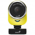 Cameră web Genius Full HD QCam 6000, 1920x1080, USB 2.0, galbenă, Windows 7 și versiuni ulterioare, FULL HD, 30 FPS